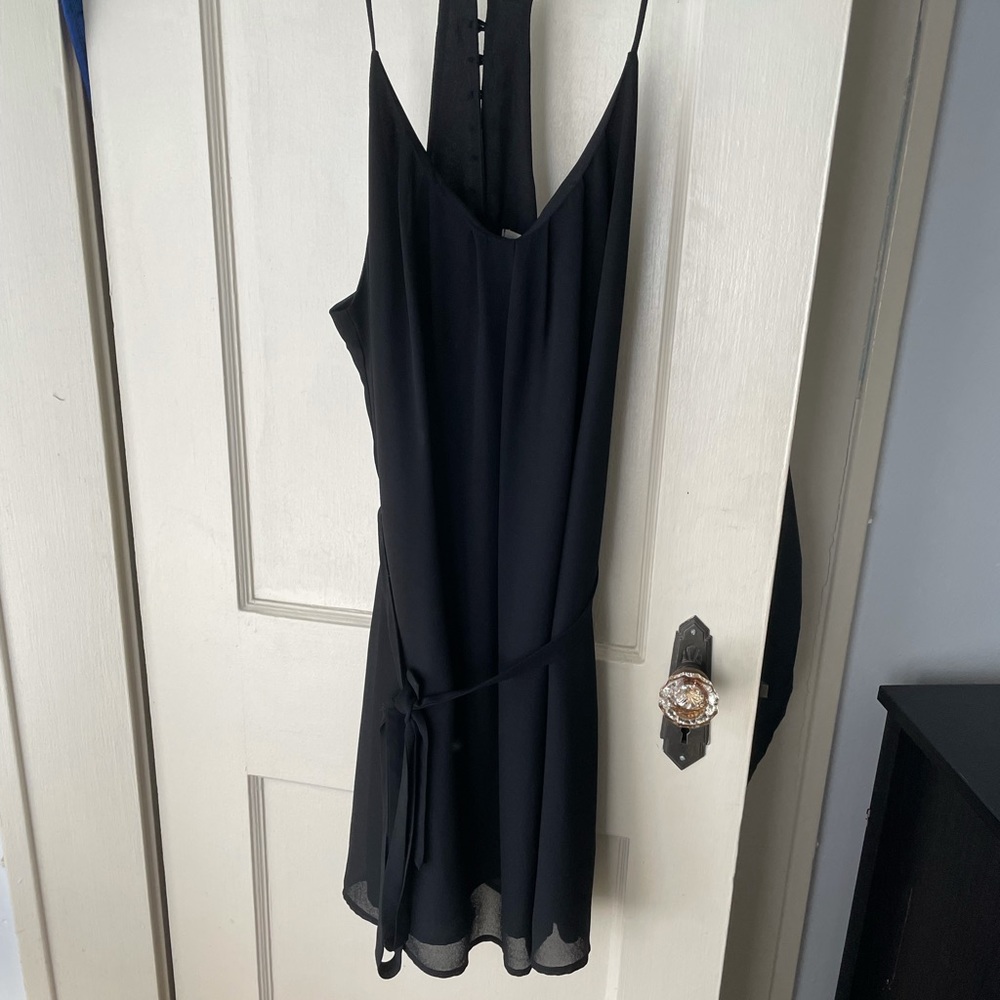 Black minidress